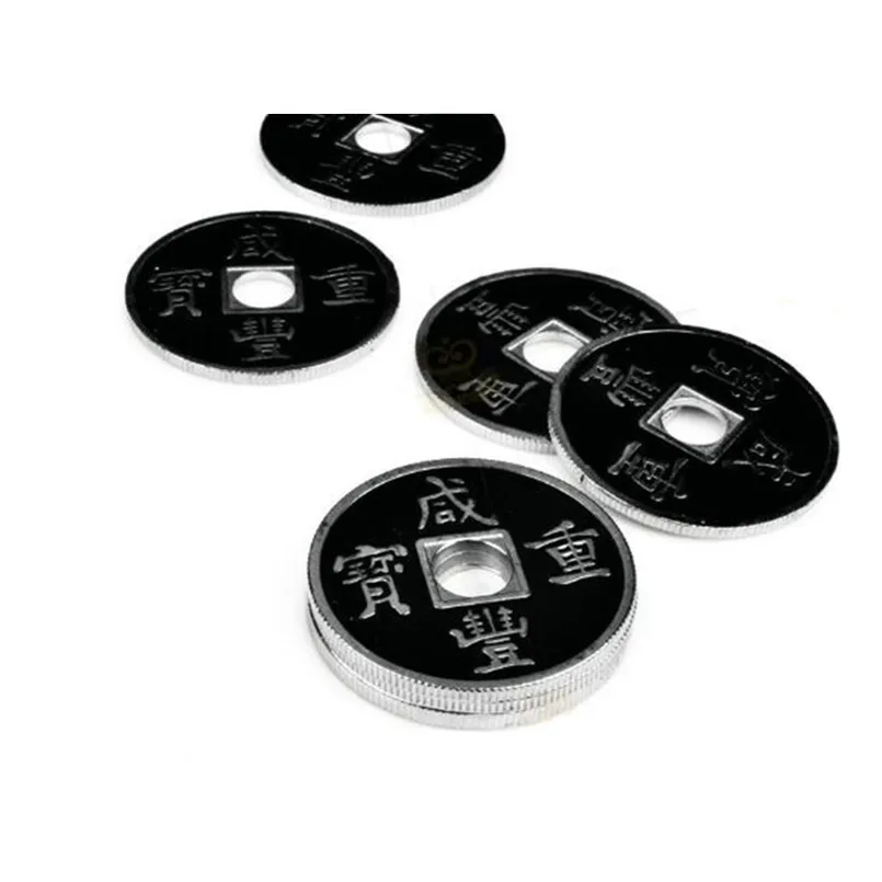 Китайская монета волшебные трюки реквизит для сцены игрушки детей/друзей