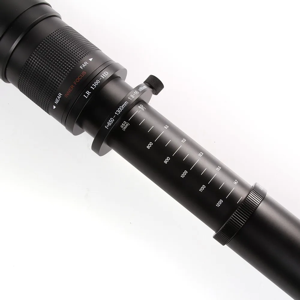 Ручной зум объектив 650 1300 мм f/8 16 для Canon DSLR Camera EF S|adapter t2|adapter mounttele zoom lens |