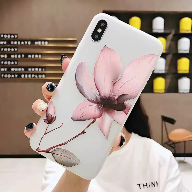 Матовый чехол для iPhone 7 8 Plus телефона iPhone6 6s силиконовый мягкий из ТПУ X XR XS MAX 5 5S |