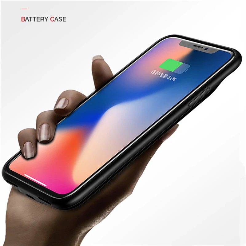 NTSPACE 5500 мАч портативный Банк питания чехол для iPhone XR зарядное устройство чехол для путешествий зарядный чехол внешний аккумулятор с аудио