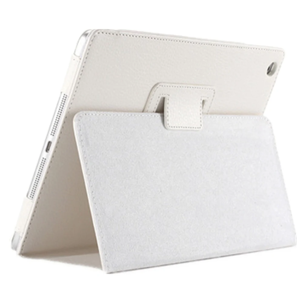 white Умный чехол из искусственной кожи для Apple iPad mini 1 2 3 с рисунком личи, матовый флип-чехол для iPad mini 2 mini 3 с держателем подставки - Цвет: white
