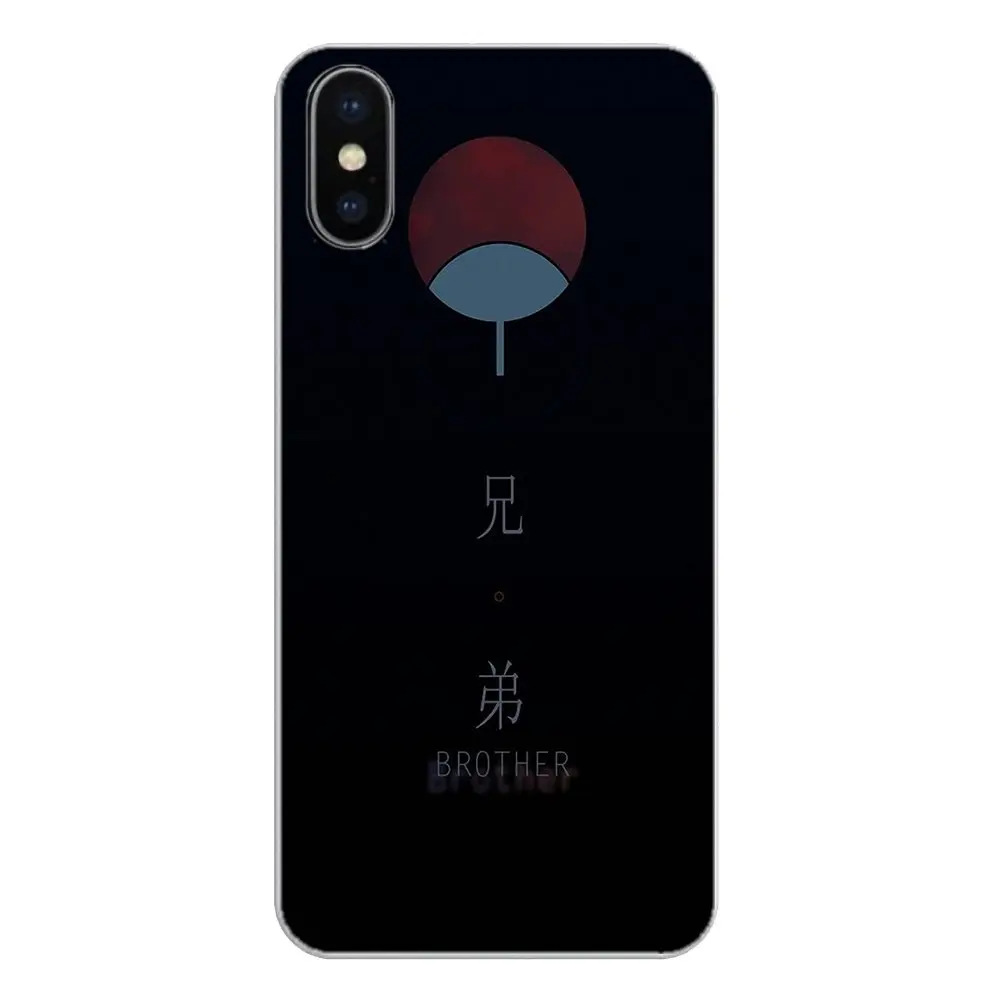 Клан у героя мультфильма Саскэ Утиха логотип аниме Наруто арт для Xiaomi Redmi 4x S2 3 S Note