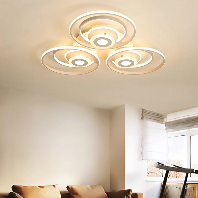 Chandelierrec современный цветок Форма LED люстры AC85 265V дома Освещение светильники