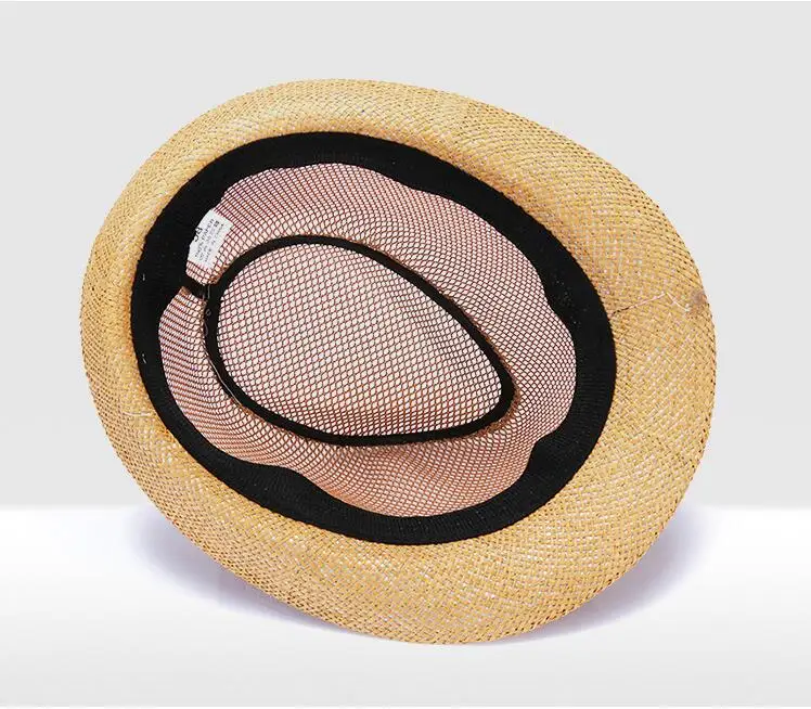 Панама с сетчатым ремешком для мужчин и женщин соломенная шляпа от солнца в стиле