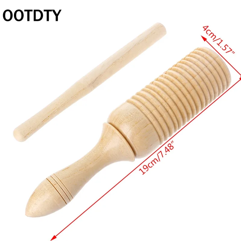 OOTDTY деревянный гульфик эхолот Ailanthus ударная игрушка музыкальный инструмент для