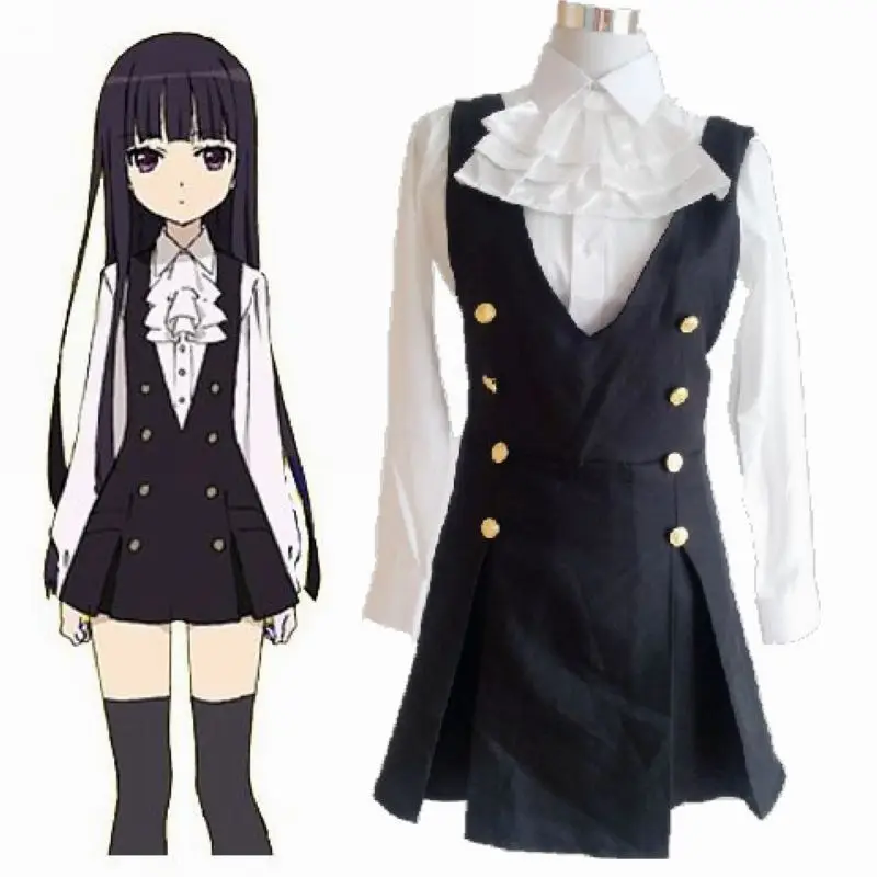 Костюм для косплея Inu x Boku SS Shirakiin Ririchiyo и Roromiya Karuta Униформа бесплатная