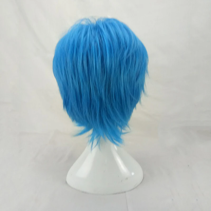 HAIRJOY Синтетический волос мужской мятно-зеленый слоистый короткий прямой мужской парик для косплея 5 цветов