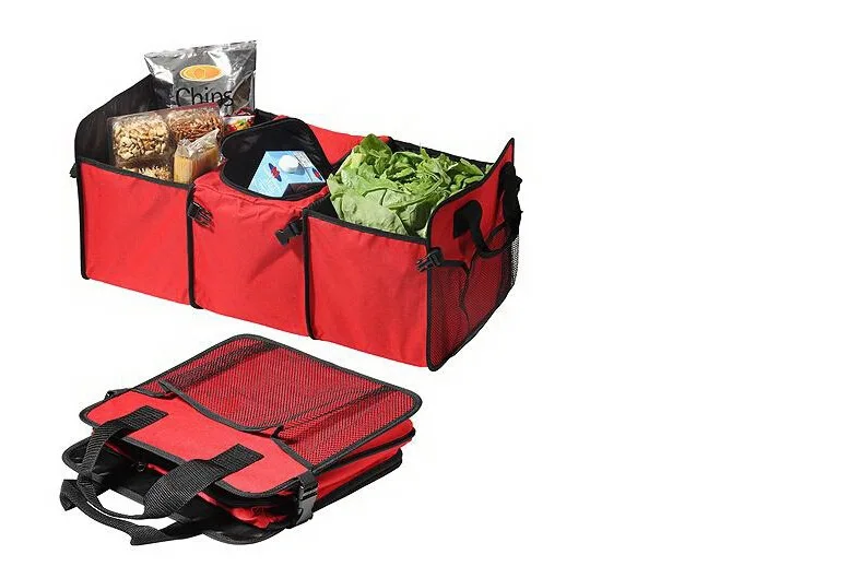 LOAAO новый автомобильный органайзер для хранения складная сумка холодильник льда