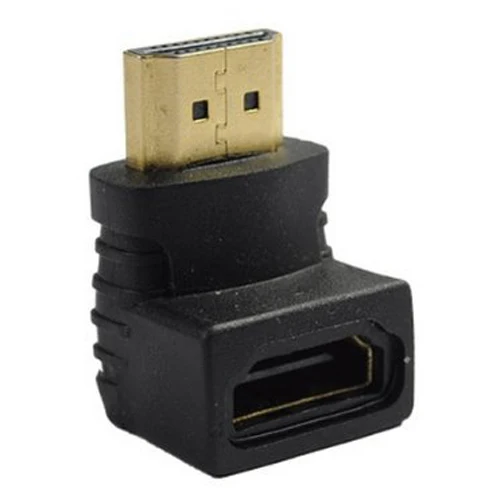 TTKK абсолютно новый BestOfferBuy Adaptateur AV Video HDMI Мужской Vers Femelle Avec Coude Angle Droit A 90 Degres|Кабели