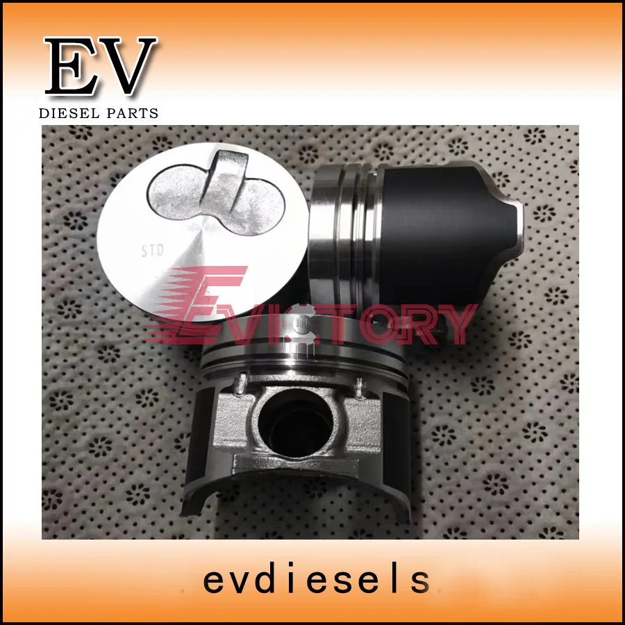 Для yanmar VIO25 двигатель ремонт 3TNV76 поршень с поршневым кольцом|piston ring set|piston ringpiston set