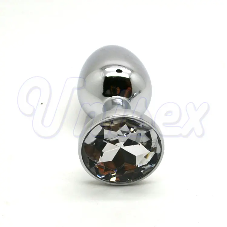 ( Medium Size ) Sparkle Jewelry Metal Butt Plug Unisex Sophisticated Sexy Anal Toys Adult Products | Красота и здоровье
