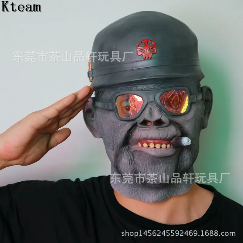 Высший сорт 100% латексная маска обезьяны шимпанзе Горилла Обезьяна Маска на