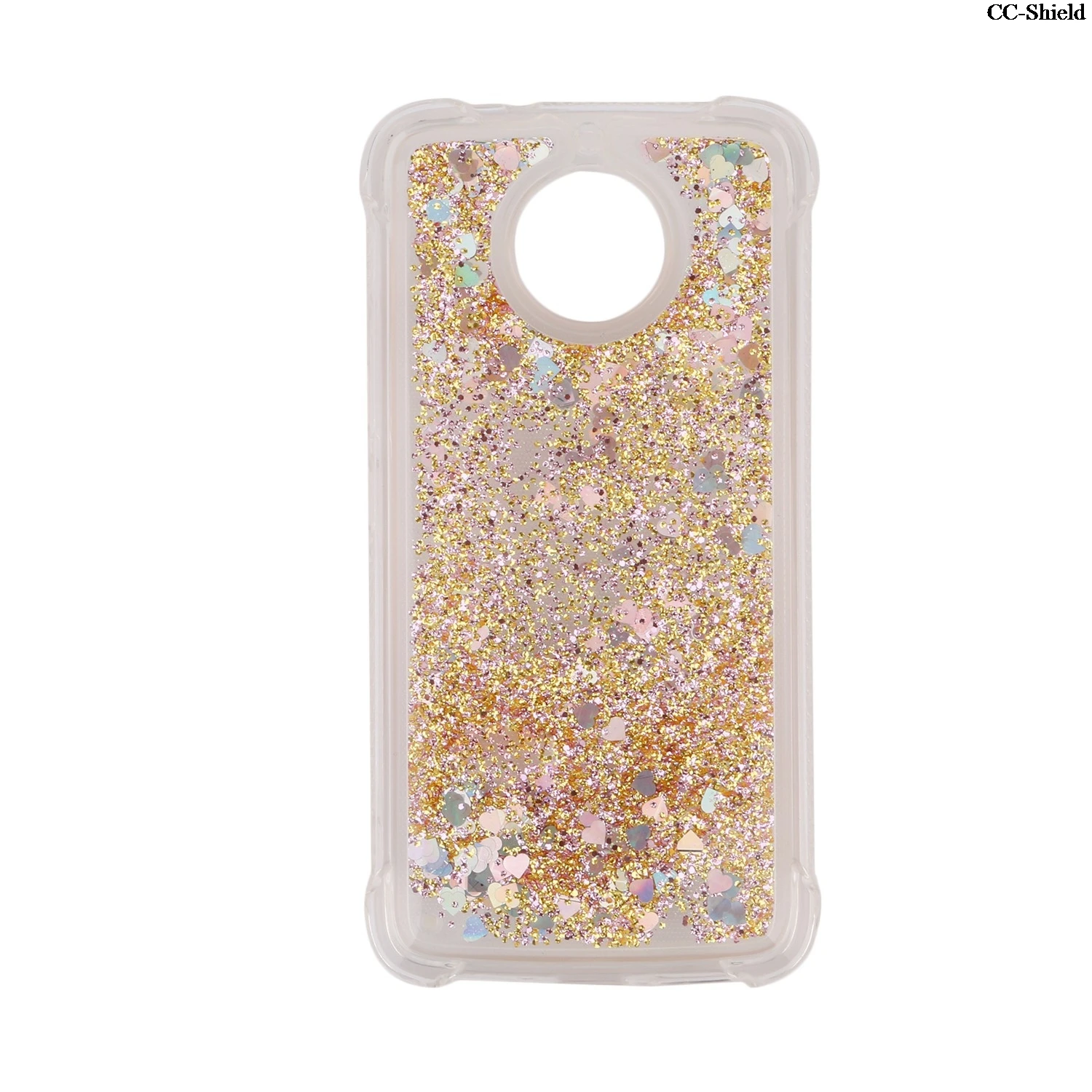 TPU Case for Motorola Moto G5s XT1797 XT1795 XT1791 XT1792 Dynamic Flow Liquid Flash Crystal Clear Back Cover case |
