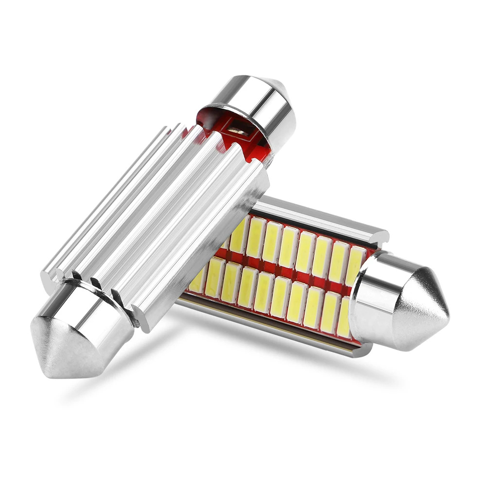 31 мм 36 мм/39 мм/41 C5W C10W супер яркий 4014 SMD Автомобильный светодиодный фестон