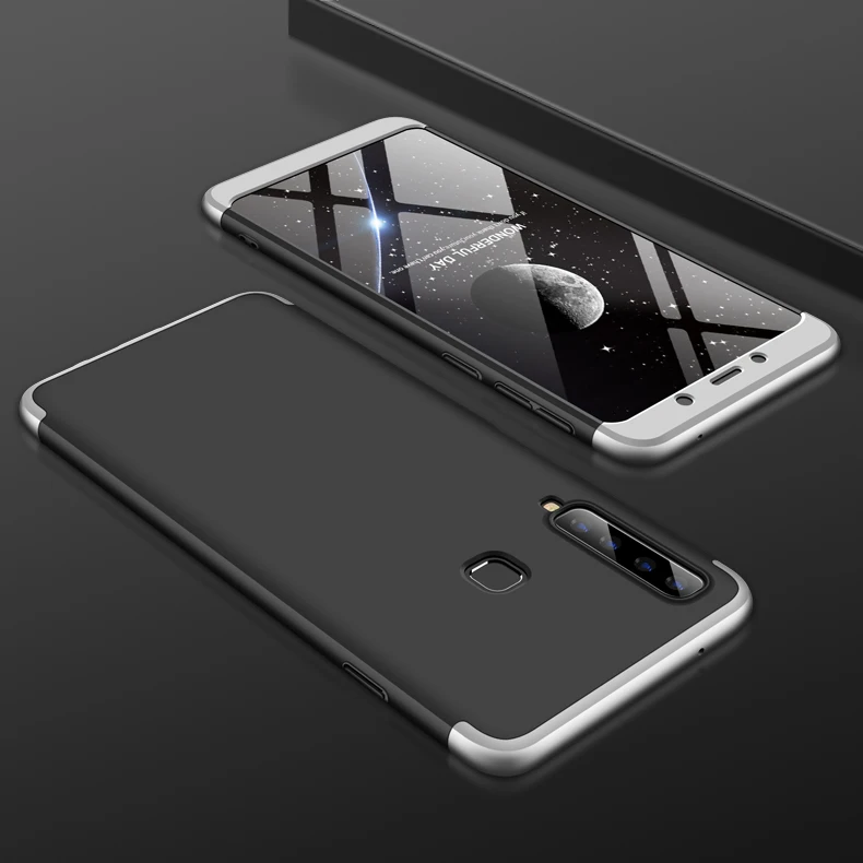 3-в-1 чехол-накладка для samsung A9 A920 ПК Жесткий матовый чехол для телефона чехол для samsung Galaxy A9 A9s бронированный чехол Coque