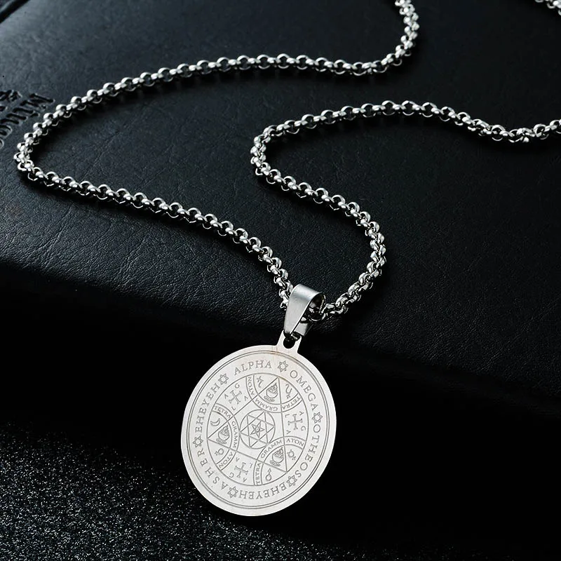 Колье чокер из нержавеющей стали Abaicer серебряное ожерелье Соломоновы|stainless steel