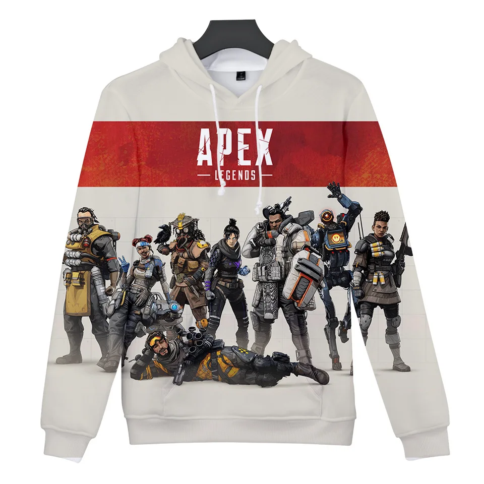 Дропшиппинг 2019 Новый 3D Apex Legends игровые худи Толстовка Мужская/Женская Весенняя