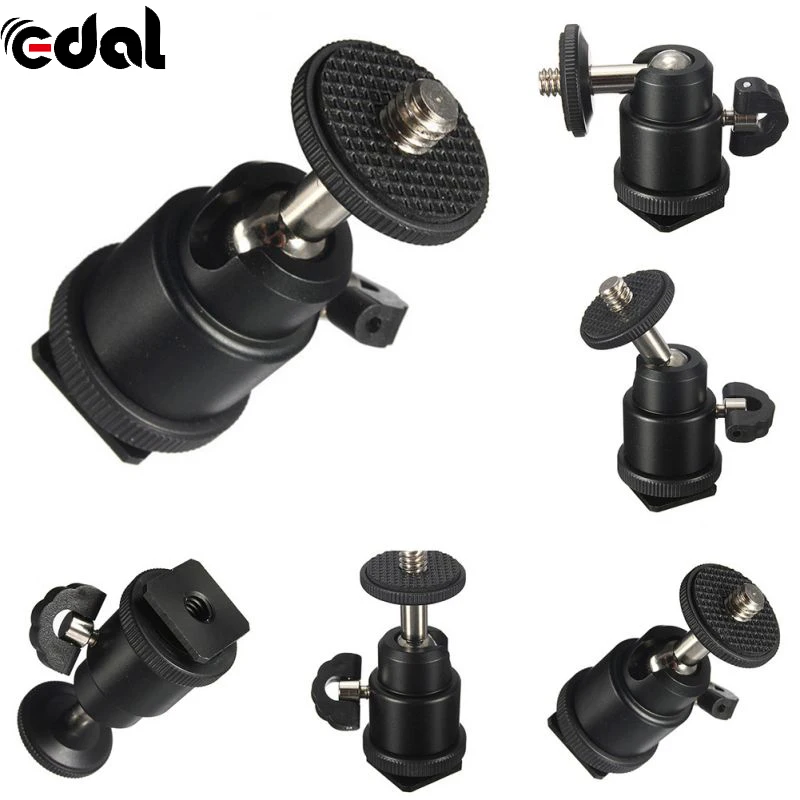 EDAL для камеры штатив со светодиодный Ной лампой кронштейн вспышки Держатель 1/4