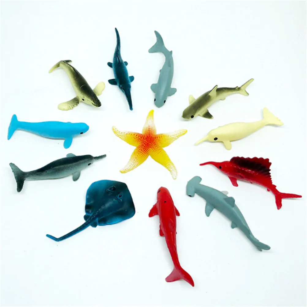 5 шт./компл. морские существа морская жизнь Акула китовый краб детская игрушка