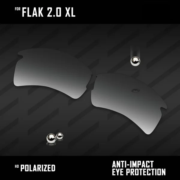 Grey Gradient OOWLIT линзы для замены солнцезащитных очков Оукли Flak 2,0 XL OO9188 Поляризованные-разноцветные - Цвет линз: Grey Gradient