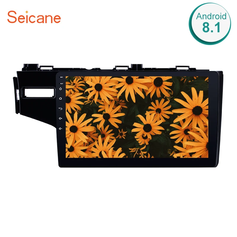 Seicane 2din Android 8 1 10 дюймов Автомобильный мультимедийный плеер радио для 2014 Honda FIT
