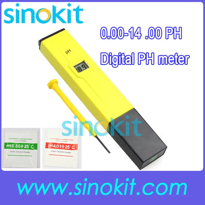 

Free Shipping Pocket Digital 0-14 PH value meter for Aquarium Pool Water Tester PH009