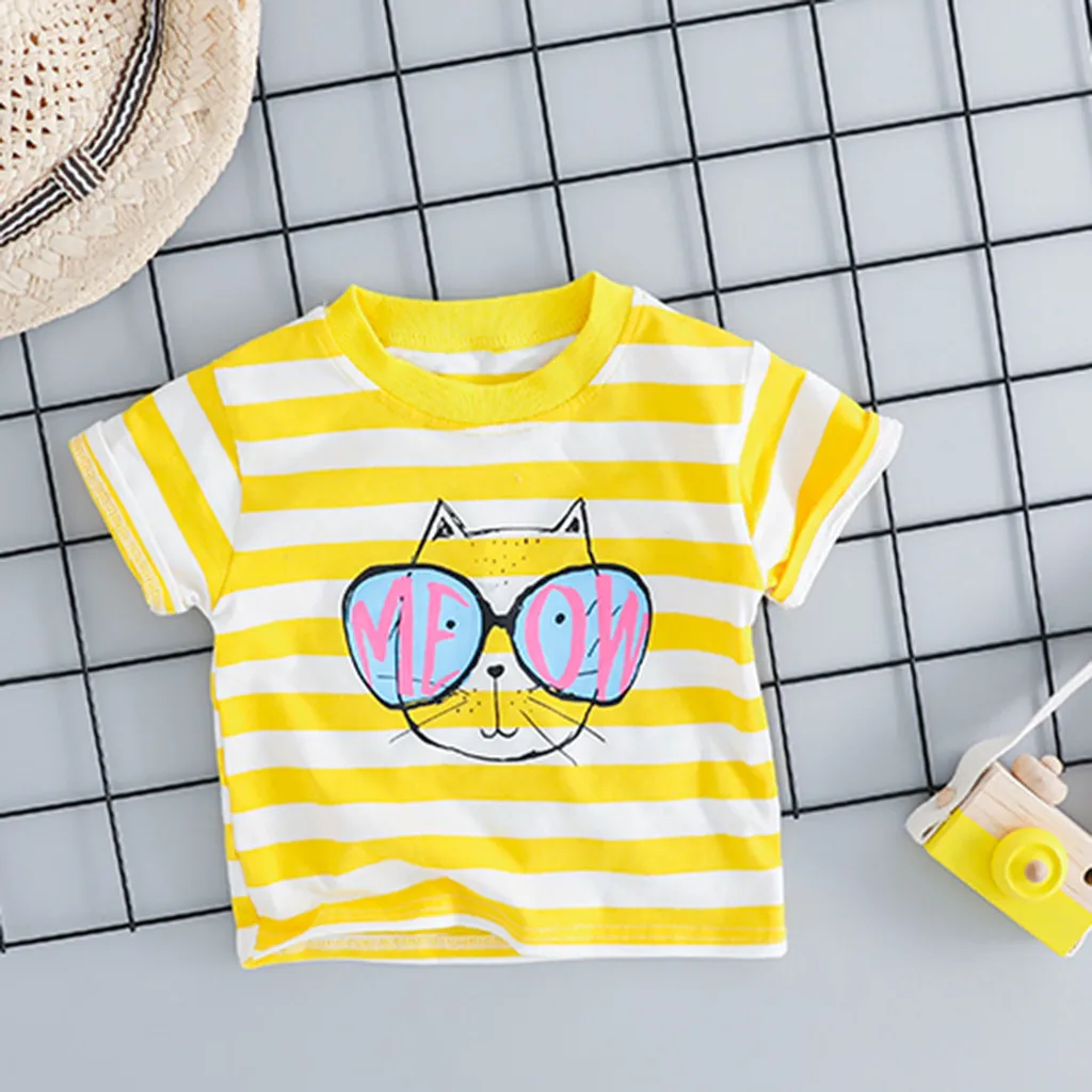 Boy Clothing Sets 2019 Summer Toddler Kids Boys Clothes Suit T_Shirt+Overalls 2PCS Outfits Child | Детская одежда и обувь