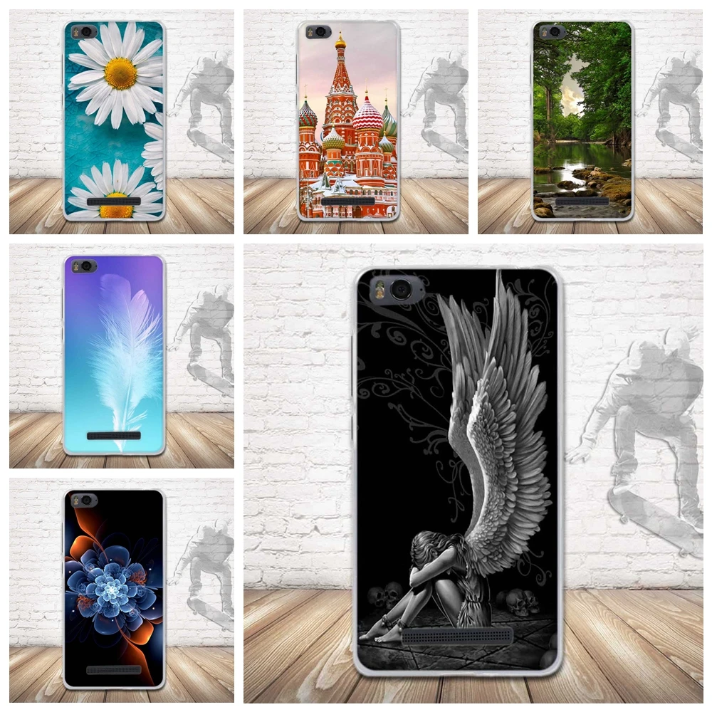 Чехол для Xiaomi Mi4c мягкий силиконовый чехол Mi 4c милый 3D-чехол 4 c 5 0 дюйма чехлы