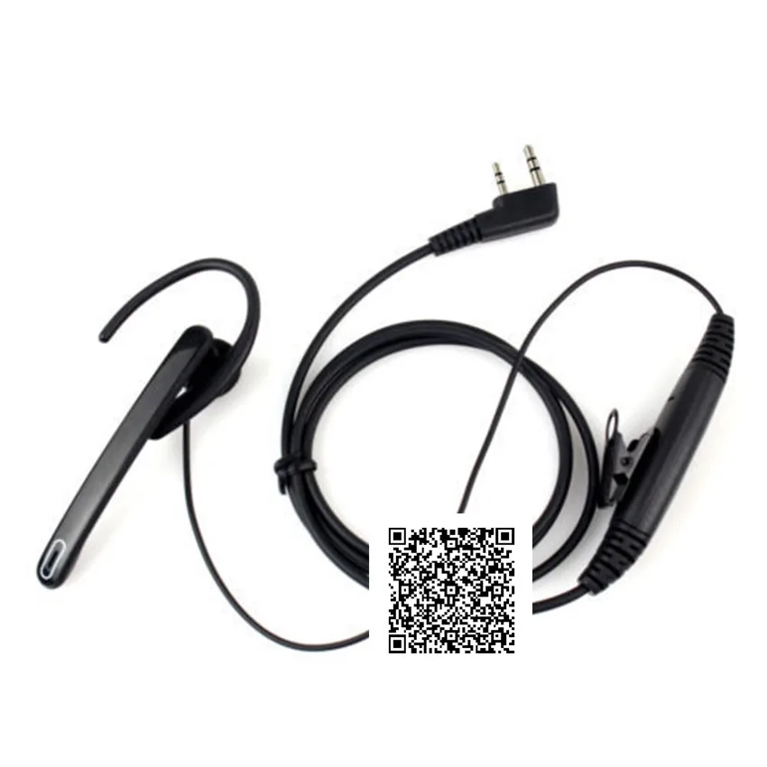 2 шт 2Pin ушной бар Walkie Talkie PTT Mic наушник для Kenwood BAOFENG UV-5R 777 RT-5R TYT PUXING Hf трансивер |
