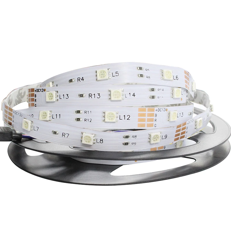12 В SMD 5050 5 м/лот м 150LED не Водонепроницаемые гибкие свет белый/теплый белый/красный/