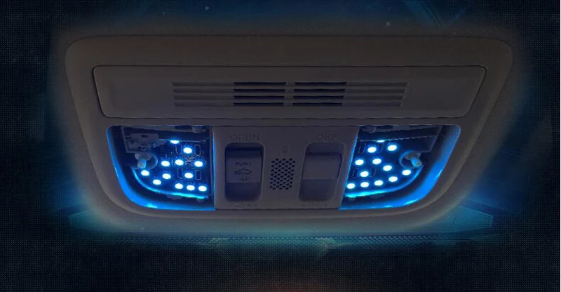 New Arrival Original T10 Socket LED Reading Lights Updated Modification For HONDA CIVIC Sedan 10TH 2016 2017 Trunk Lamp 4pcs/set |