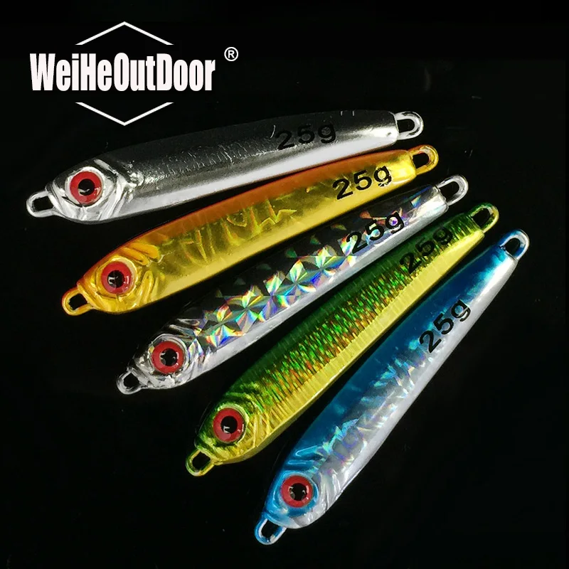 5 шт./лот приманка для джиггинга ложка железная свинцовая пластина длинный заброс