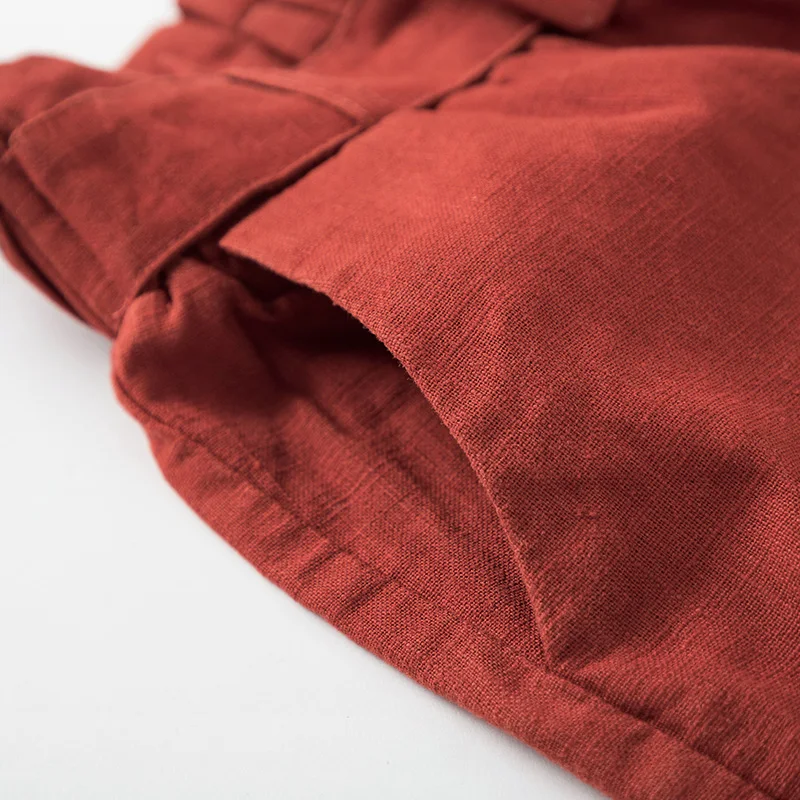 SEMIR 2019 летние женские хлопковые шорты для отдыха контрастная Привязка с разрезом