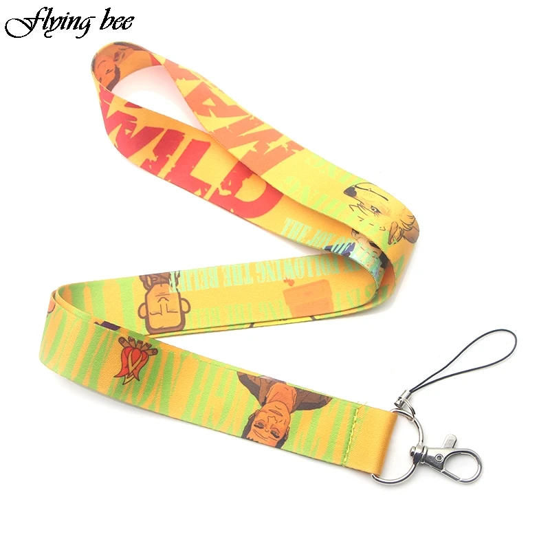 Flyingbee женский модный шнурок для ключей значок ID DIY мобильный телефон шеи