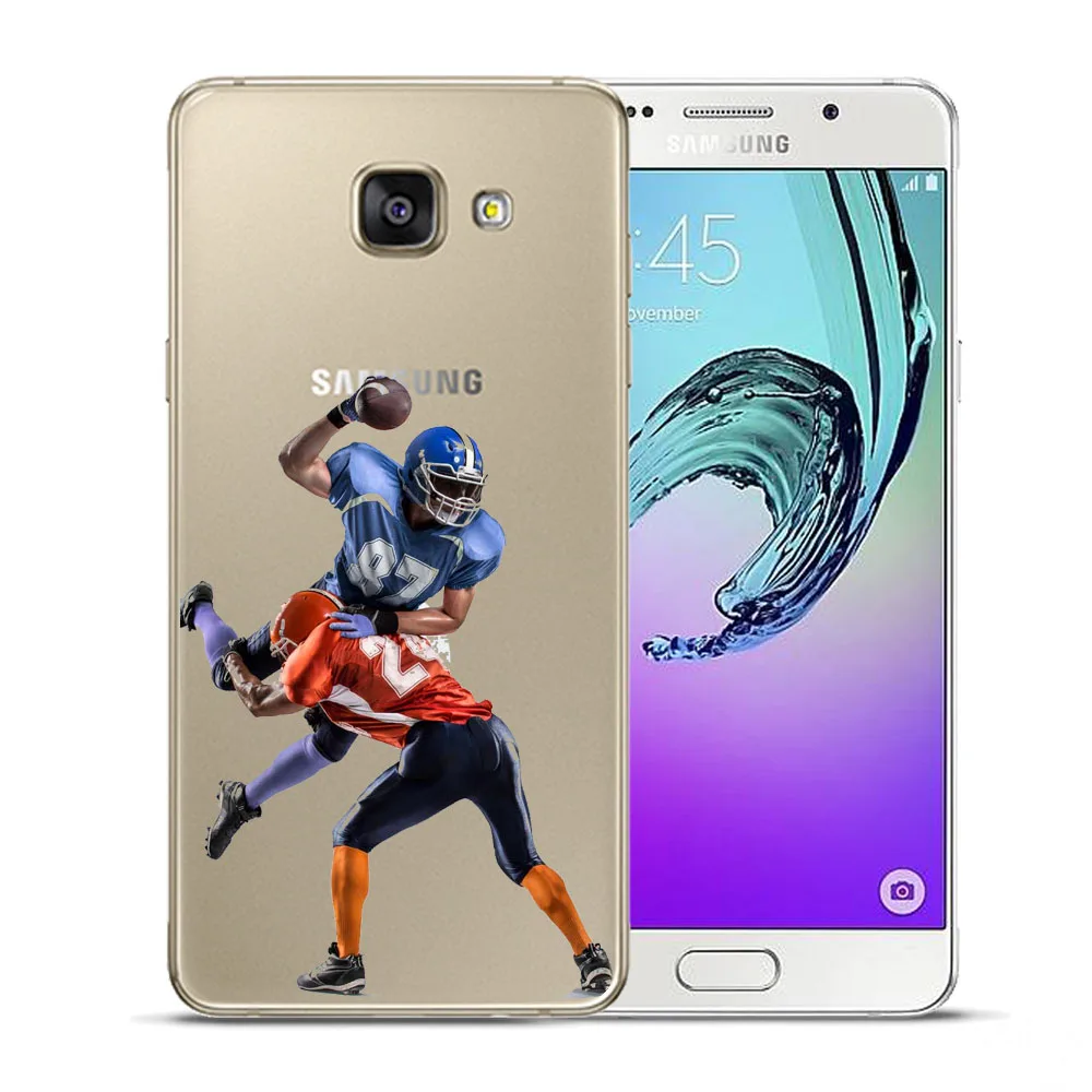 Мягкий чехол из ТПУ для Samsung Galaxy A3 A5 A7 2015 2016 2017 A8 Plus 2018 с принтом в виде звезд