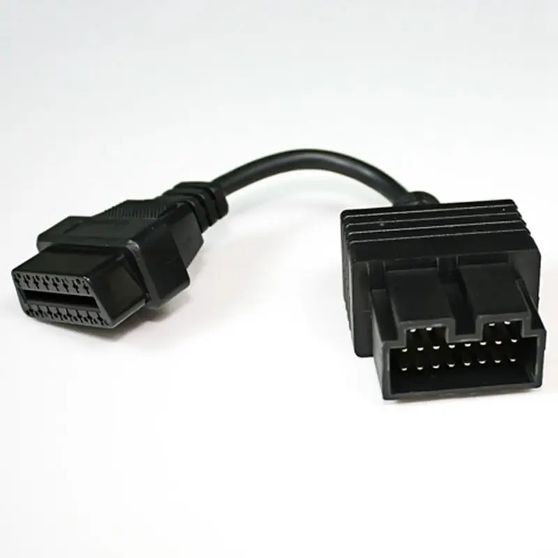 OBD 2 кабель для KIA 20 Pin до 16 OBD2 диагностический инструмент сканер Код считыватель