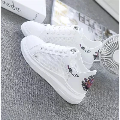 Новый личное обаяние сетка ажурная белые туфли дикие студенты корейской версии