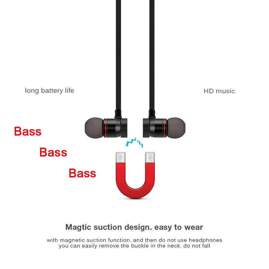 C10 Bluetooth наушники, спортивные басы, беспроводные наушники, Bluetooth наушники, гарнитура, стерео наушники для iphone телефона