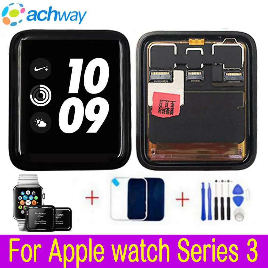 Original For Apple Watch Series 3 GPS LCD Display Touch Screen Digitizer Series3 S3 38mm/42mm Lcd Pantalla Replacement +Tools | Мобильные