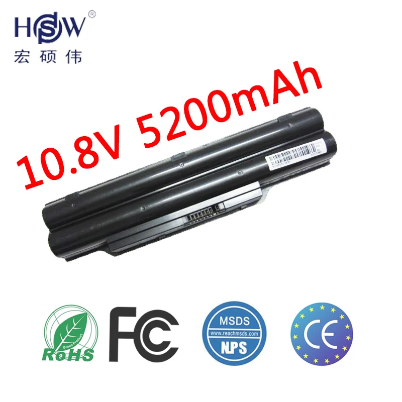 HSW Аккумулятор ноутбука forfujitsu LifeBook A530 A531 AH530 AH531 LH52/C LH520 LH701 LH701A PH521 S26391-F840-L100 акумуляторная батарея