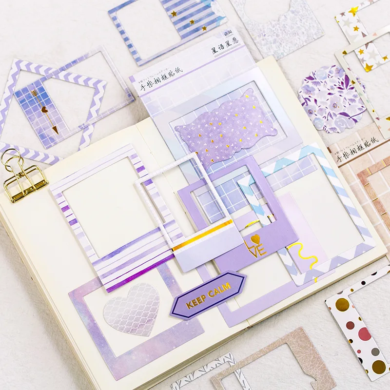 15 штук упак. кавайная Милая рамка маркер стикер планировщик наклейки Скрапбукинг