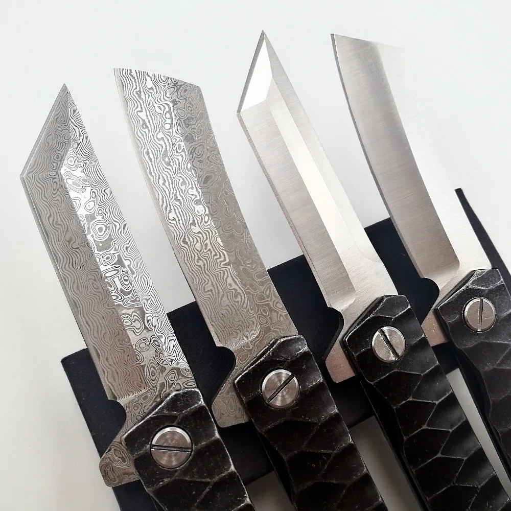 Kwaiken Tanto бритвенный складной нож дамасский D2 лезвие армейский Открытый Кемпинг выживания Дайвинг ножи охотничьи тактические EDC инструменты