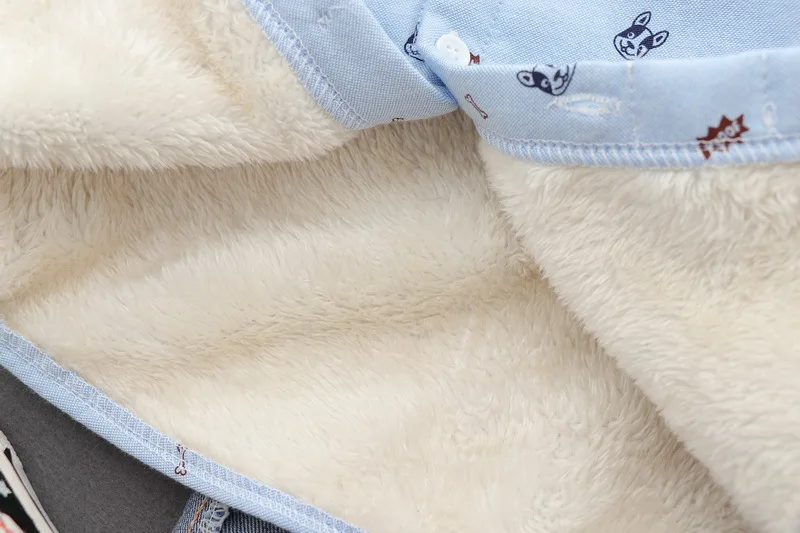 2018 Зимние Детские Модные свободные вельветовые плотные теплые блузки с длинными