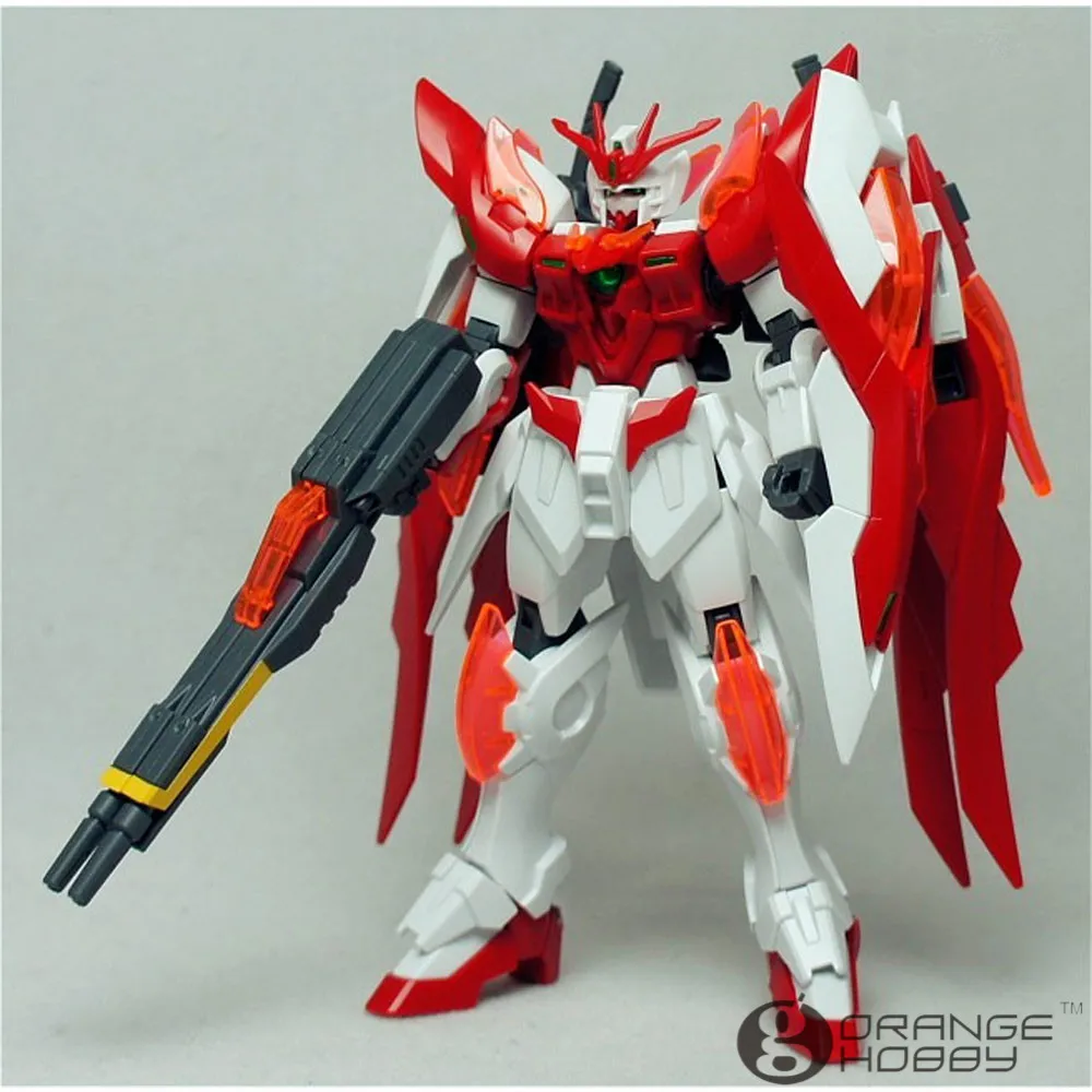 OHS Bandai HG Build Fighters 033 1/144 Wing Gundam Zero Honoo Mobile Suit Assembly Model Kits | Building