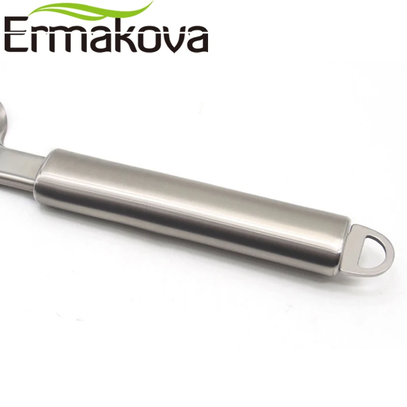 ERMAKOVA пицца пирога сервера Нержавеющая сталь зубчатая кромка торт