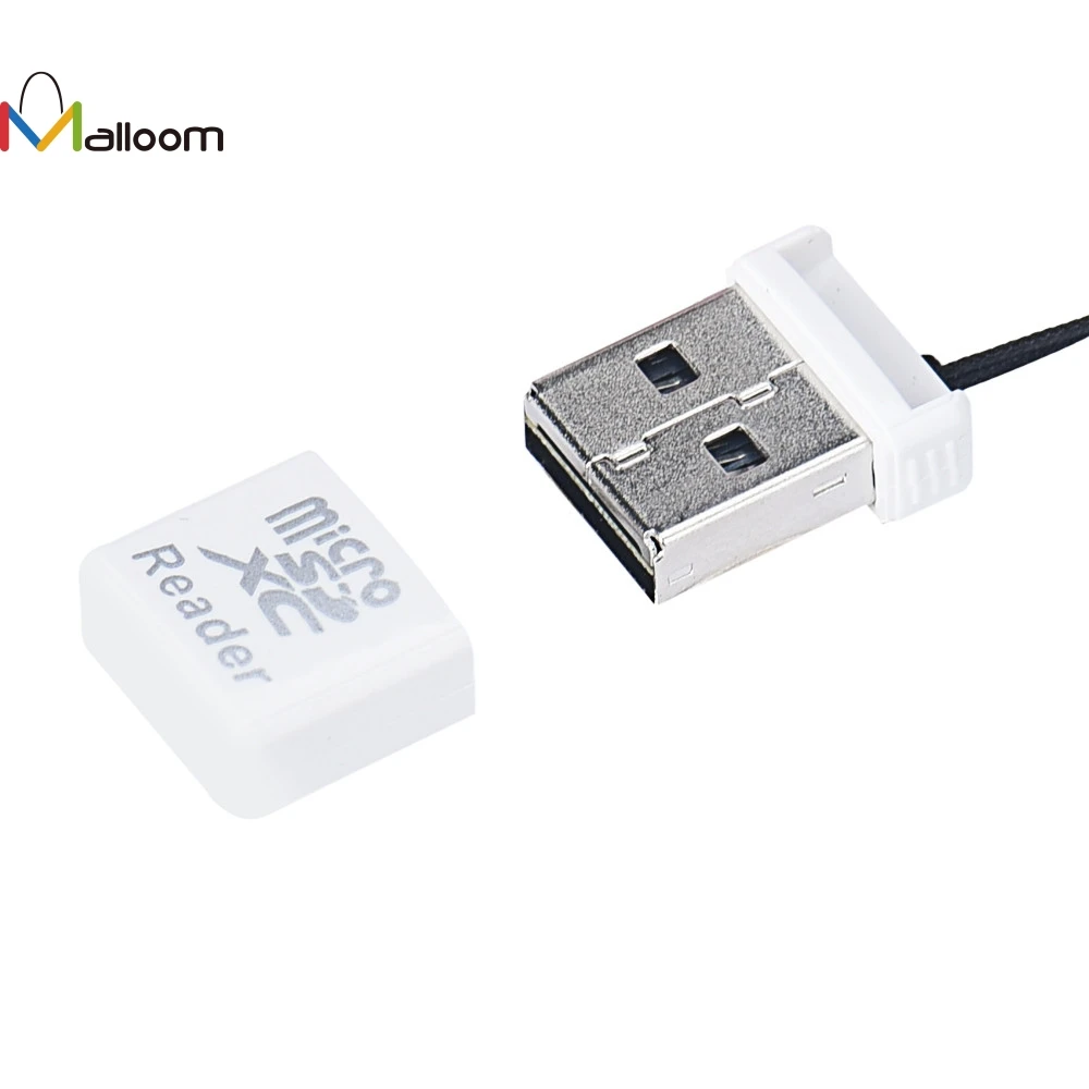 Malloom мини Супер Скоростной USB 2,0 Micro SD/SDXC TF быстрый скорость передачи карт ридер адаптер Высокое качество для Windows для Mac