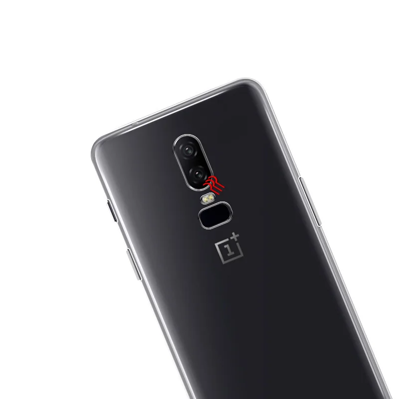 For Oneplus 6 Case Oneplus6 Transparent Silicone Soft TPU Phone Six A6000 A6003 Back Cover |