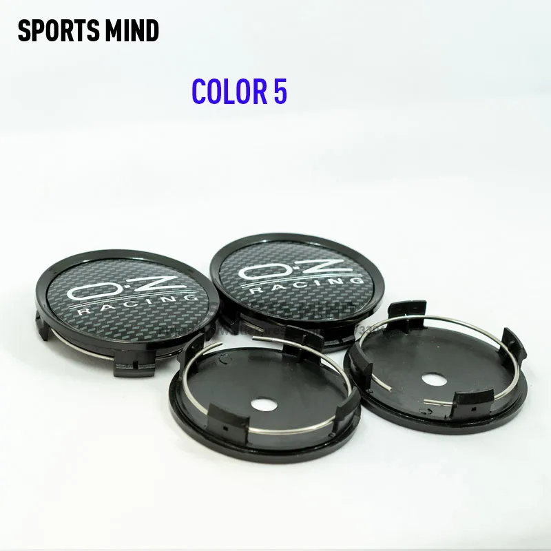 4 шт./лот 75 мм Центральная втулка колеса автомобиля колпачки для OZ Racing WHEEL эмблема логотип автомобиля аксессуары для укладки