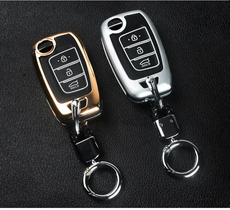 Цинковый сплав+ светящийся чехол для дистанционного ключа для hyundai i30 Ix35 Solaris Azera Elantra величие Ig акцент Santa Fe
