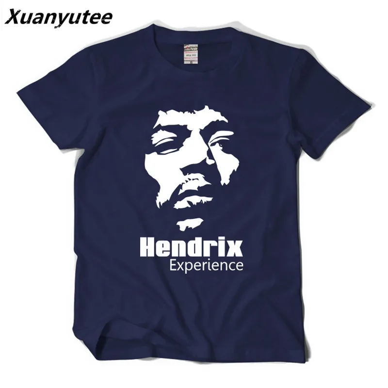 Xuanyutee Hendrix Experience Pop Rock Fan Футболка Мужская модная футболка с круглым вырезом и